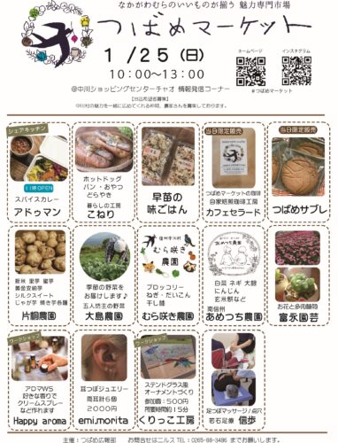 1月25日 つばめマーケット